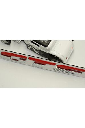 Volkswagen Passat Golf Mk2 Mk3 Mk4 Gts Bagaj Gümüş Kırmızı Metal 3m 3d Bagaj Yazı Logo