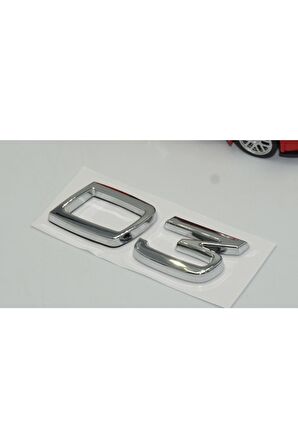 Volvo D3 V40 V50 V60 V90 C30 S40 S60 Xc40 Xc60  Uyumlu 3m Krom Bagaj Yazı Logo