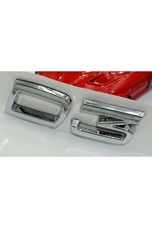 Volvo D3 V40 V50 V60 V90 C30 S40 S60 Xc40 Xc60  Uyumlu 3m Krom Bagaj Yazı Logo