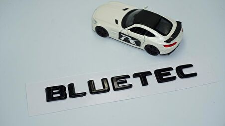 DK Tuning Bluetec Bagaj Siyah ABS 3M 3D Yazı Logo Benz İle Uyumlu