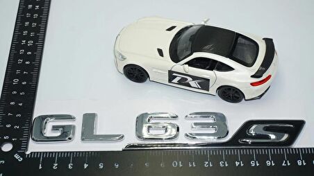 DK Tuning GL63S Bagaj Siyah Krom ABS Yazı Logo Benz İle Uyumlu