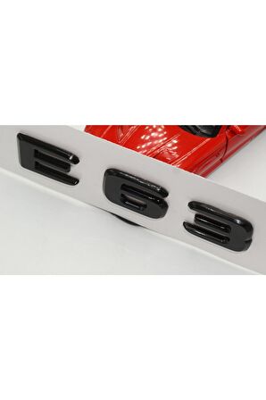 E 63 Bagaj Parlak Siyah Abs 3m 3d Yazı Logo