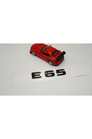 E 65 Bagaj Parlak Siyah Abs 3m 3d Yazı Logo
