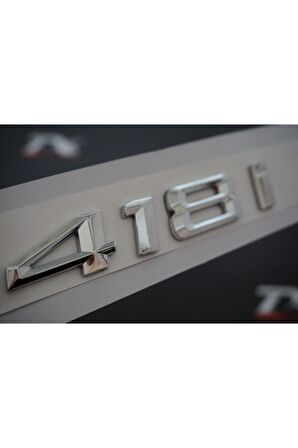 Bmw 418i Bagaj Krom Metal 3m 3d Yazı Logo