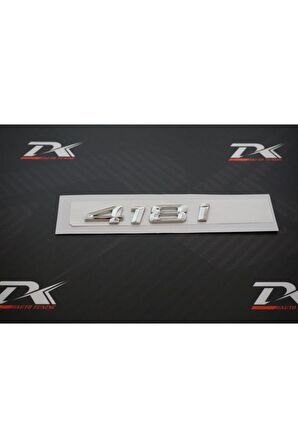 Bmw 418i Bagaj Krom Metal 3m 3d Yazı Logo