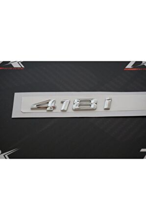 Bmw 418i Bagaj Krom Metal 3m 3d Yazı Logo