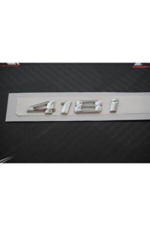 Bmw 418i Bagaj Krom Metal 3m 3d Yazı Logo