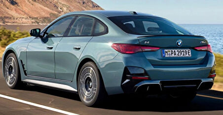 DK Tuning i4 Bagaj Mavi Gri ABS Yazı Logo Arma Bmw İle Uyumlu