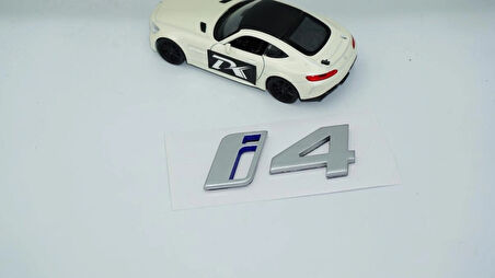 DK Tuning i4 Bagaj Mavi Gri ABS Yazı Logo Arma Bmw İle Uyumlu
