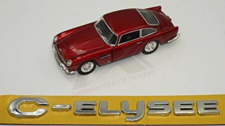 DK Tuning Citroen C Elysee Bagaj Kapağı Krom ABS 3M 3D Yazı Logo Amblem