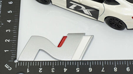 DK Tuning Hyundai N Line Bagaj 3M 3D Gri Beyaz Logo Amblem Rozet