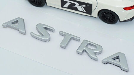 DK Tuning Astra Bagaj Gri ABS Yazı Logo Amblem Opel İle Uyumlu