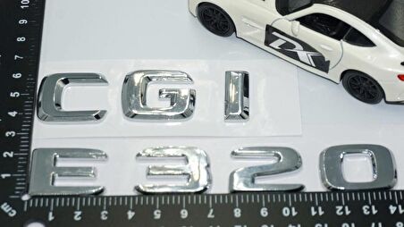 DK Tuning E320 CGi Bagaj Krom ABS 3M 3D Yazı Logo Benz İle Uyumlu