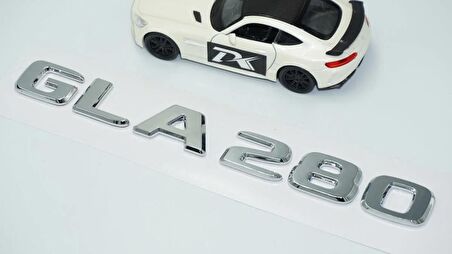 DK Tuning GLA 280 Bagaj Krom ABS 3M 3D Yazı Logo Benz İle Uyumlu