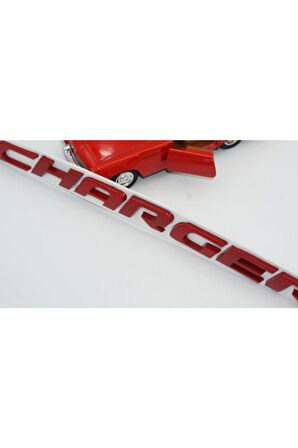 Charger R/t Srt Bagaj 3m 3d Metal Yazı Logo Amblem