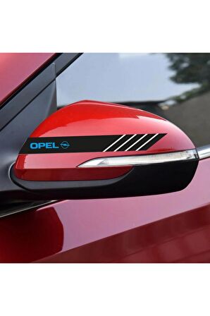 Opel Yan Aynalar Selefon Kaplama Sticker Seti