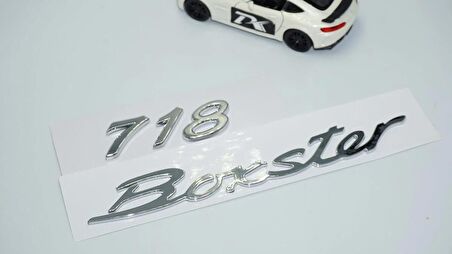 DK Tuning Porsche 718 Boxster Bagaj 3M 3D ABS Yazı Logo Amblem Seti