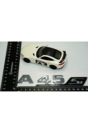DK Benz A 45S Bagaj Krom Siyah ABS 3M 3D Yazı Logo