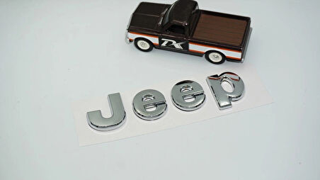DK Tuning Jeep Kaput Bagaj Krom Metal Logo Amblem Arma