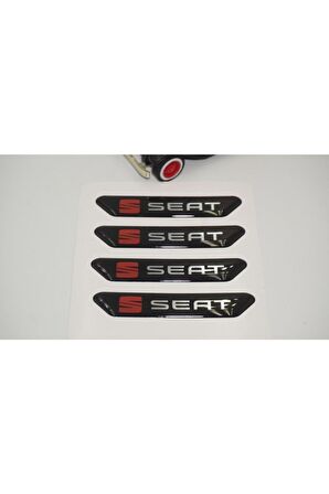 Seat Logo Kapı Kenarı Koruma Metalize Damla Desen 3m Band