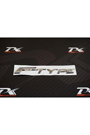 F-type 3m Krom Bagaj Yazı Logo