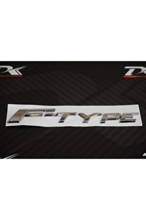 F-type 3m Krom Bagaj Yazı Logo