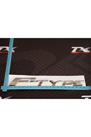 F-type 3m Krom Bagaj Yazı Logo