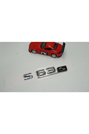 S63s Bagaj Krom Metal 3m 3d Yazı Logo