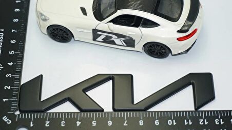 DK Tuning Kia Yeni Nesil Siyah Metal Kaput Bagaj 13cm Logo Arma