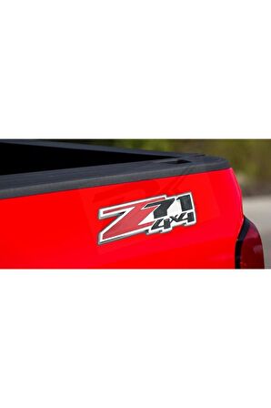 Chevrolet Z71 4x4 Off Road Bagaj 3m Krom Metal Logo