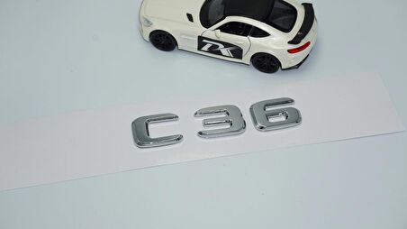 DK Tuning C36 Bagaj Krom ABS 3M 3D Yazı Logo Benz İle Uyumlu