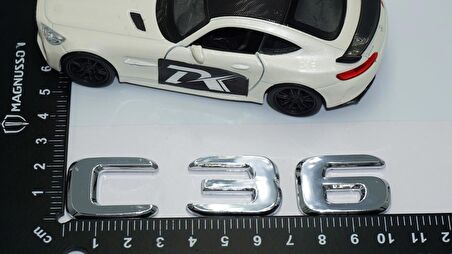 DK Tuning C36 Bagaj Krom ABS 3M 3D Yazı Logo Benz İle Uyumlu