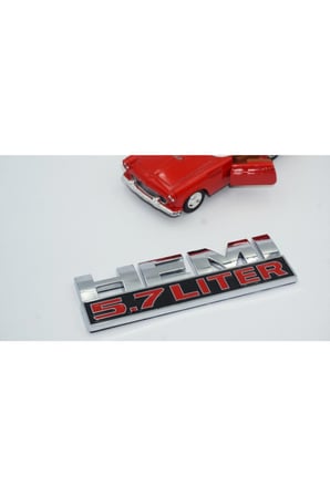 Challenger Durango Ram Hemi 5.7 Litre Bagaj Logo Amblem Arma