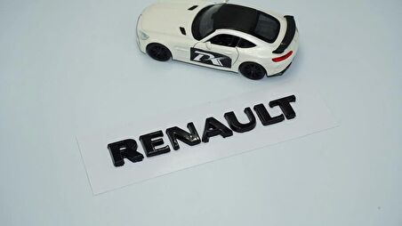 DK Tuning Renault Siyah ABS 3M 3D Bagaj Yazı Logo