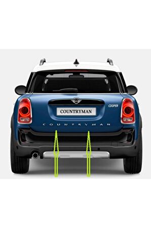 Mini Cooper Countryman R60 F60 Krom Metal 3m Bagaj Yazı Logo