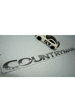 Mini Cooper Countryman R60 F60 Krom Metal 3m Bagaj Yazı Logo