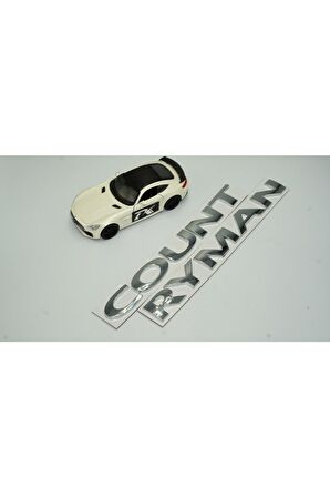 Mini Cooper Countryman R60 F60 Krom Metal 3m Bagaj Yazı Logo