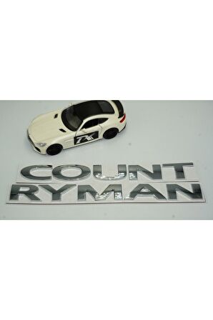 Mini Cooper Countryman R60 F60 Krom Metal 3m Bagaj Yazı Logo
