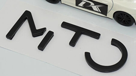 DK Tuning Mito Siyah ABS Bagaj Yazı Logo Alfa Romeo İle Uyumlu