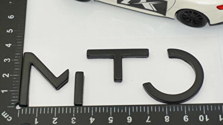 DK Tuning Mito Siyah ABS Bagaj Yazı Logo Alfa Romeo İle Uyumlu