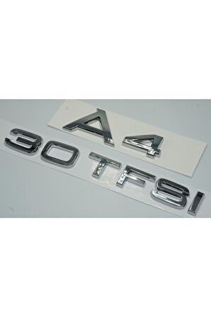 Audi A4 30 Tfsi Krom Abs 3m 3d Bagaj Yazı Logo Orjinal Ürün