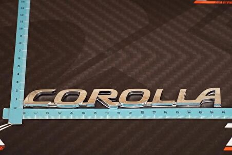 DK Tuning Toyota Corolla Bagaj 3M 3D Krom ABS Logo Amblem
