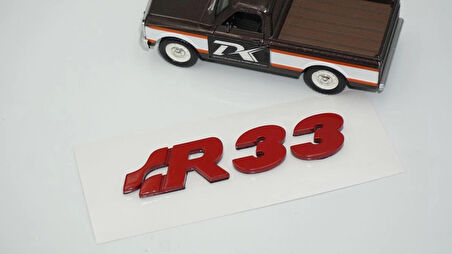 DK Tuning Volkswagen Golf Polo Kırmızı R33 MK4 MK5 Bagaj Yazı Arma