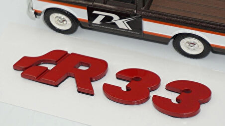 DK Tuning Volkswagen Golf Polo Kırmızı R33 MK4 MK5 Bagaj Yazı Arma