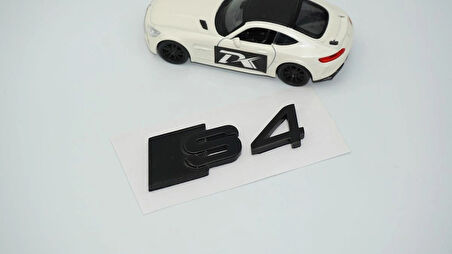 DK Tuning S4 Siyah 3M Bagaj Logo Audi İle Uyumlu