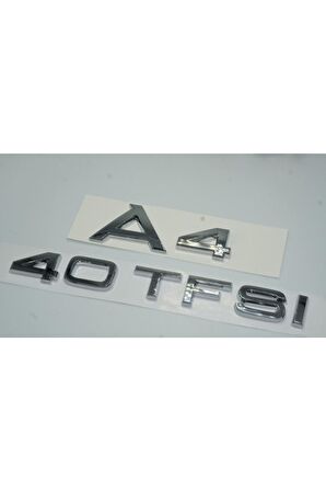 Audi A4 40 Tfsi Krom Abs 3m 3d Bagaj Yazı Logo Orjinal Ürün