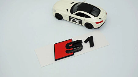 DK Tuning Audi S1 Bagaj Siyah ABS 3M 3D Yazı Logo Amblem