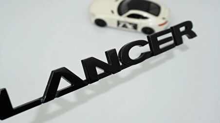 DK Tuning Lancer Siyah Bagaj Yazı Logo Mitsubishi İle Uyumlu
