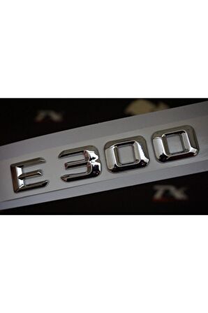 Mercedes Benz E300 Bagaj Krom Metal 3m 3d Yazı Logo