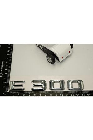 E 300 Bagaj Krom Metal 3m 3d Yazı Logo